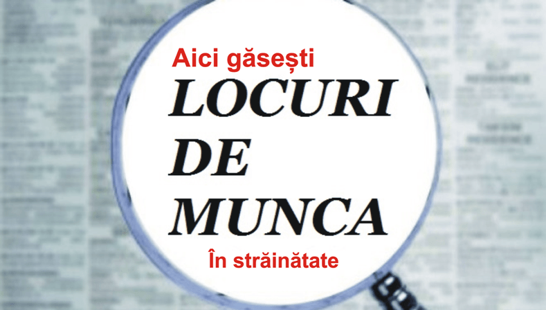 locuri de munca strainatate